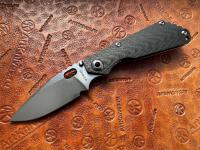 Купить Нож складной Strider Knives SnG CC, s30v, Dagger Grind Stonewashed, Carbon в интернет-магазине Artknives.ru 