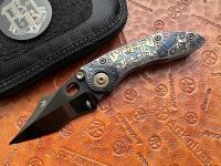 Купить Нож складной кастомный Borka Blades/Ti2 Design Stitch 2026 Gambler Serpent DLC в интернет-магазине Artknives.ru 