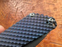 Купить Нож складной Mick Strider Custom SnG DGG, Nightmare trisula grind, ti Iridescent blue/purple в интернет-магазине Artknives.ru 