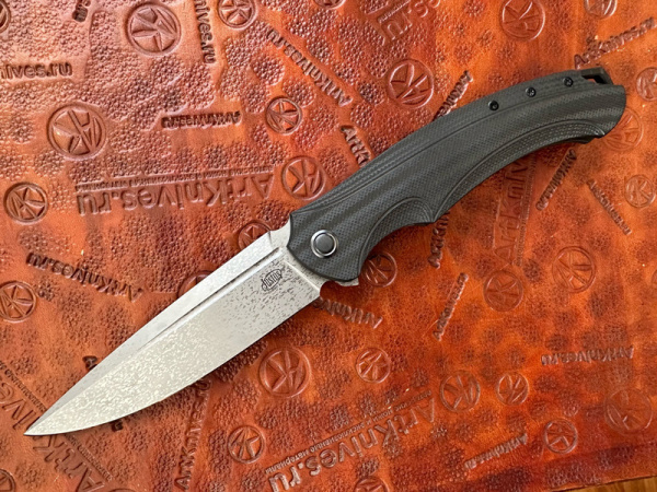 Купить Нож складной Travel, MagnaCut, CF, Justus Custom Knives в интернет-магазине Artknives.ru 