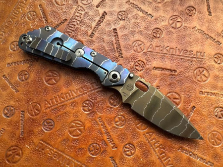 Купить Нож складной Strider Knives SnG CC blue/lightning stripes, Magnacut, CCKS Spring 2026 в интернет-магазине Artknives.ru 