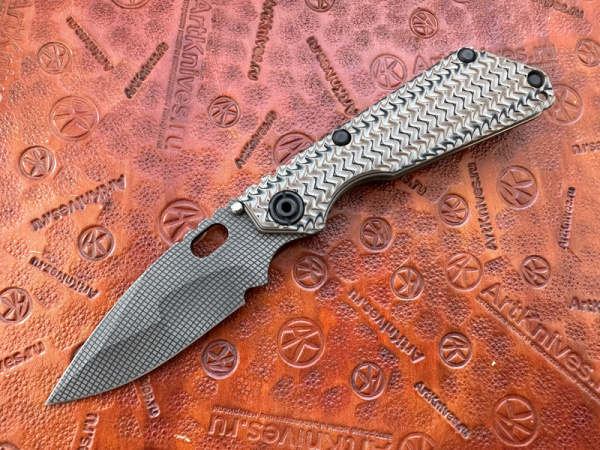 Купить Нож складной Mick Strider Custom Nightmare SnG, Drop point, G10 grips в интернет-магазине Artknives.ru 