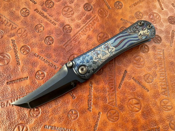 Купить Нож складной Borka Blades Ti2 Design SBTF Titanium Folder Patriot 2026 DLC в интернет-магазине Artknives.ru 