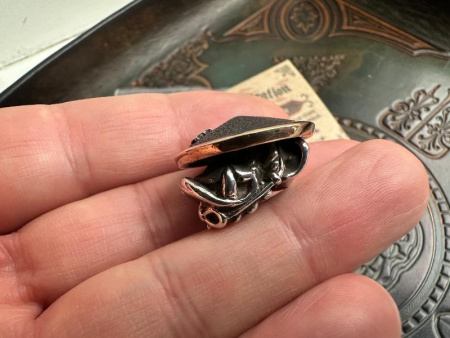 Купить Бусина Starlingear Bead: Samurai Monkey - Silver/Copper в интернет-магазине Artknives.ru 