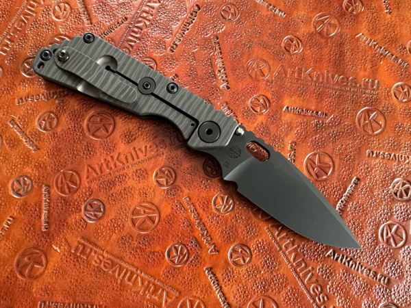 Купить Нож складной Strider SnG, CrossHatch, Black G10, PD1 в интернет-магазине Artknives.ru 