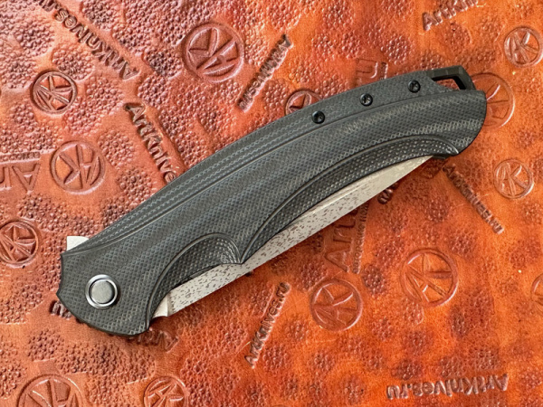 Купить Нож складной Travel, MagnaCut, CF, Justus Custom Knives в интернет-магазине Artknives.ru 