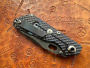Купить Нож складной Mick Strider Custom SnG DGG, Nightmare trisula grind, ti Iridescent blue/purple в интернет-магазине Artknives.ru 