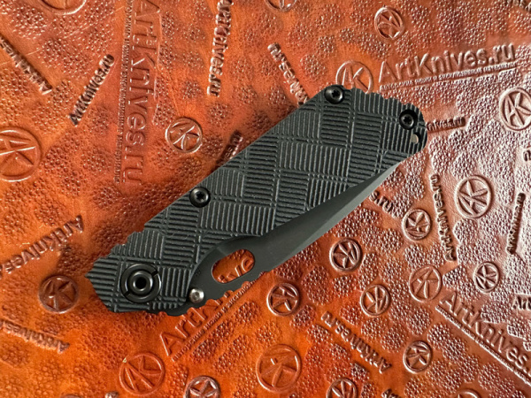 Купить Нож складной Strider SnG, CrossHatch, Black G10, PD1 в интернет-магазине Artknives.ru 