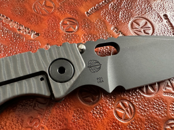 Купить Нож складной Strider SnG, CrossHatch, Black G10, PD1 в интернет-магазине Artknives.ru 