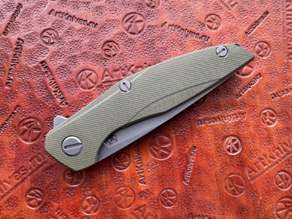 Купить Нож 111, ATS34, Olive G10, MRBS, МБШ в интернет-магазине Artknives.ru 